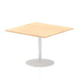 Dynamic Italia 1000mm Poseur Square Table Maple Top 725mm High Leg ITL0355 DD